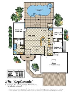 the Esplanade interior floor plan