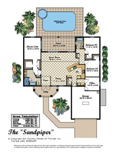 the Sandpiper interior floor plan