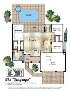 the Seagrape interior floor plan