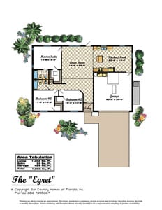 the egret interior floor plan